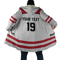 Austria Ice Hockey Custom Cloak Austrian Eagle Shield White Version