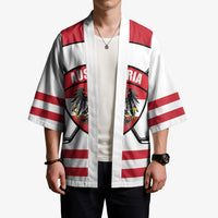 Austria Ice Hockey Custom Kimono Austrian Eagle Shield White Version