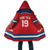 Czech Republic Ice Hockey Custom Cloak Czechia Lion Shield Red Version