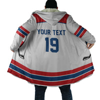 Czech Republic Ice Hockey Custom Cloak Czechia Lion Shield White Version