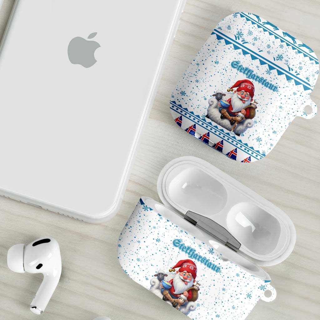 Iceland Christmas AirPods Case Stekkjastaur Sheep-Cote-Clod - Wonder Print Shop