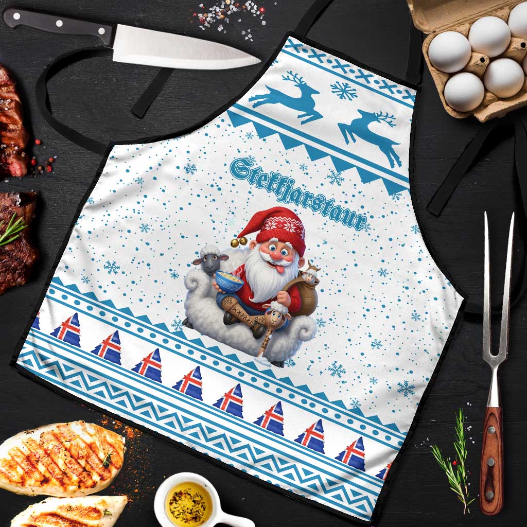 Iceland Christmas Apron Stekkjastaur Sheep-Cote-Clod - Wonder Print Shop