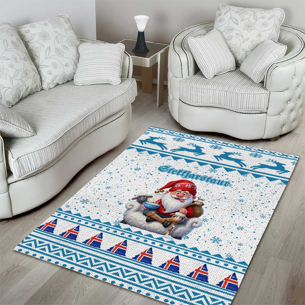 Iceland Christmas Area Rug Stekkjastaur Sheep-Cote-Clod - Wonder Print Shop