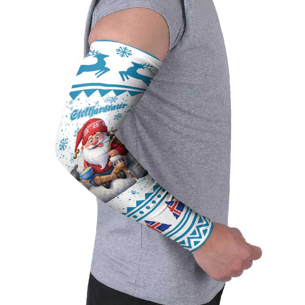 Iceland Christmas Arm Sleeves Stekkjastaur Sheep-Cote-Clod - Wonder Print Shop