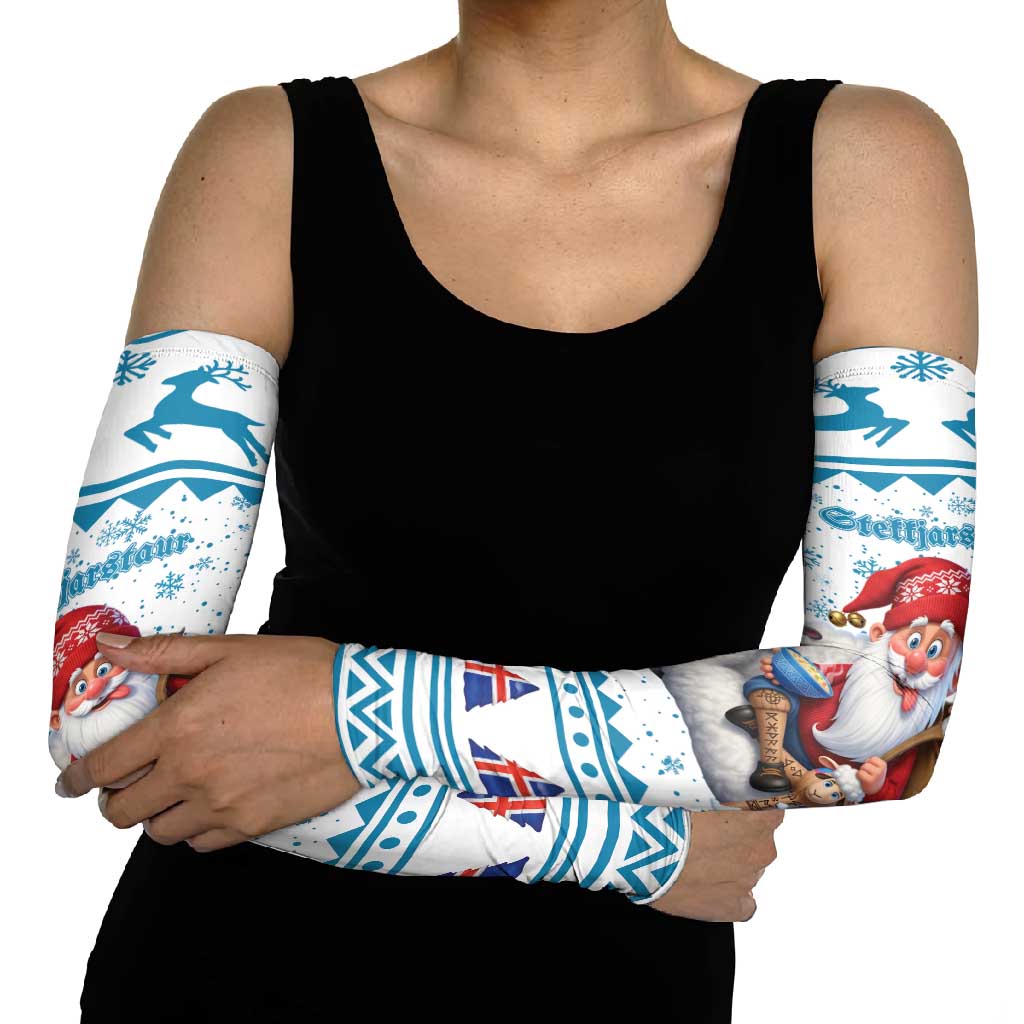 Iceland Christmas Arm Sleeves Stekkjastaur Sheep-Cote-Clod - Wonder Print Shop