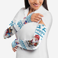 Iceland Christmas Arm Sleeves Stekkjastaur Sheep-Cote-Clod - Wonder Print Shop