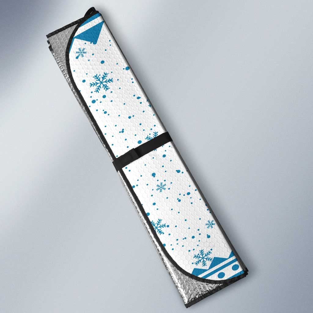 Iceland Christmas Auto Sun Shade Stekkjastaur Sheep-Cote-Clod - Wonder Print Shop