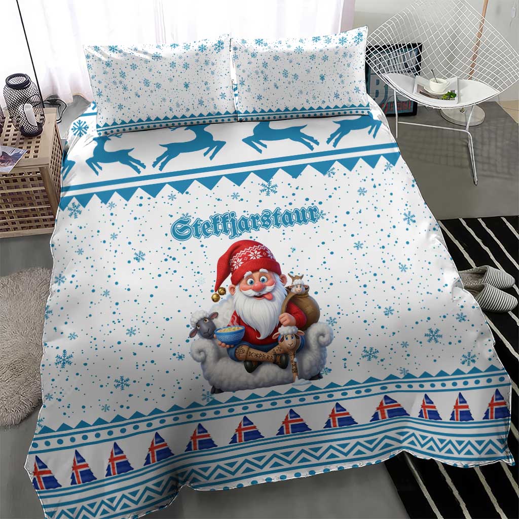 Iceland Christmas Bedding Set Stekkjastaur Sheep-Cote-Clod - Wonder Print Shop