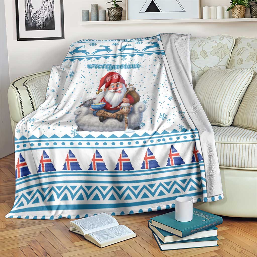Iceland Christmas Blanket Stekkjastaur Sheep-Cote-Clod - Wonder Print Shop