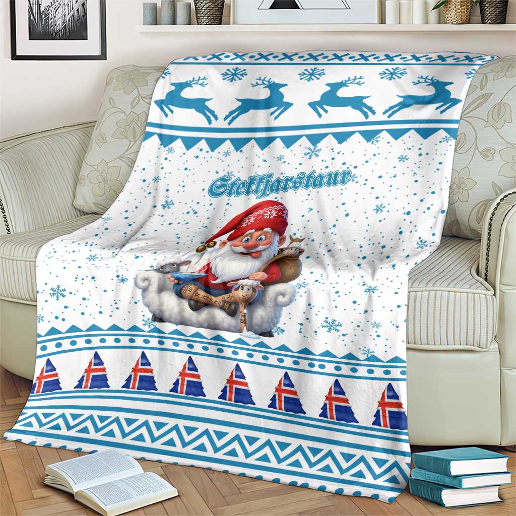 Iceland Christmas Blanket Stekkjastaur Sheep-Cote-Clod - Wonder Print Shop