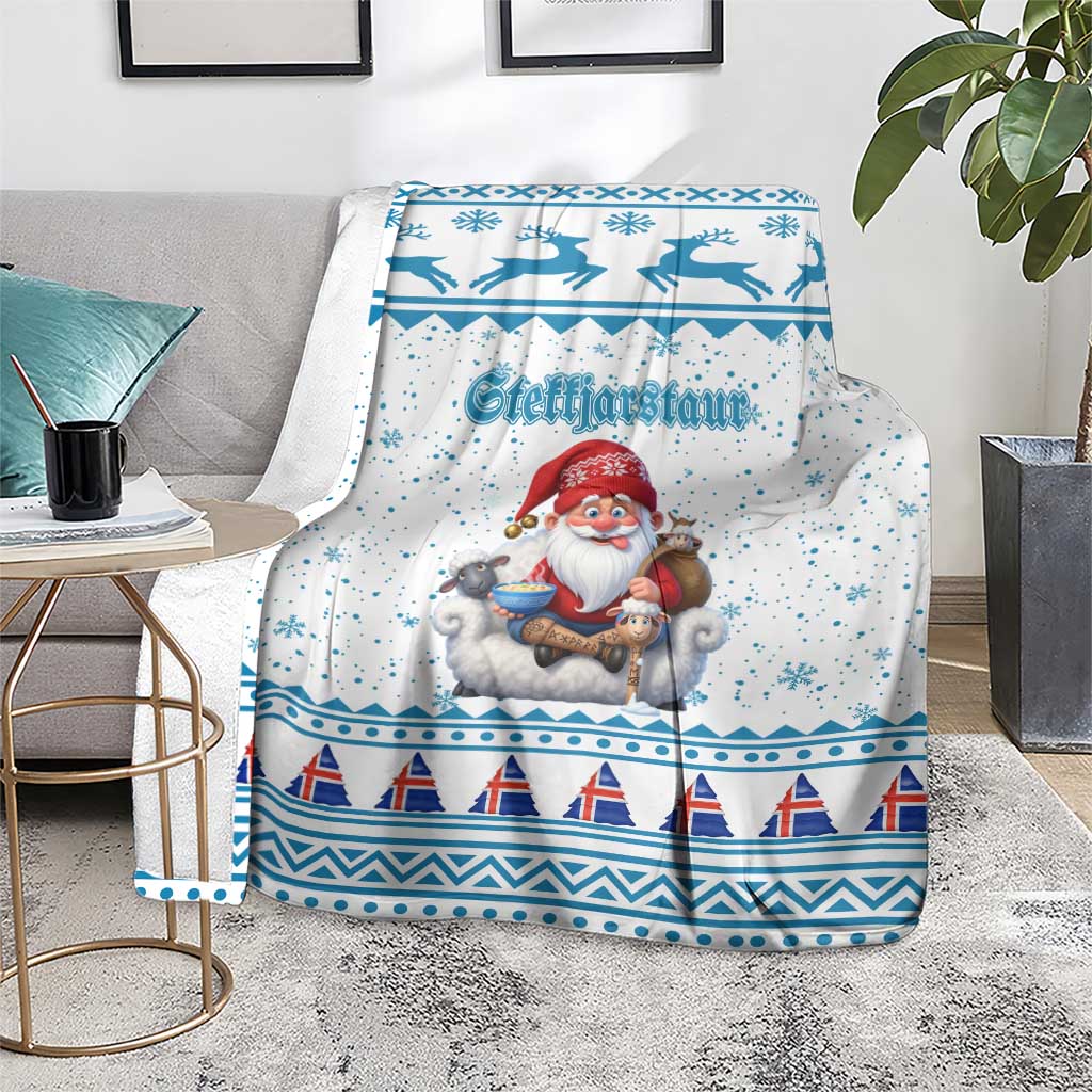 Iceland Christmas Blanket Stekkjastaur Sheep-Cote-Clod - Wonder Print Shop