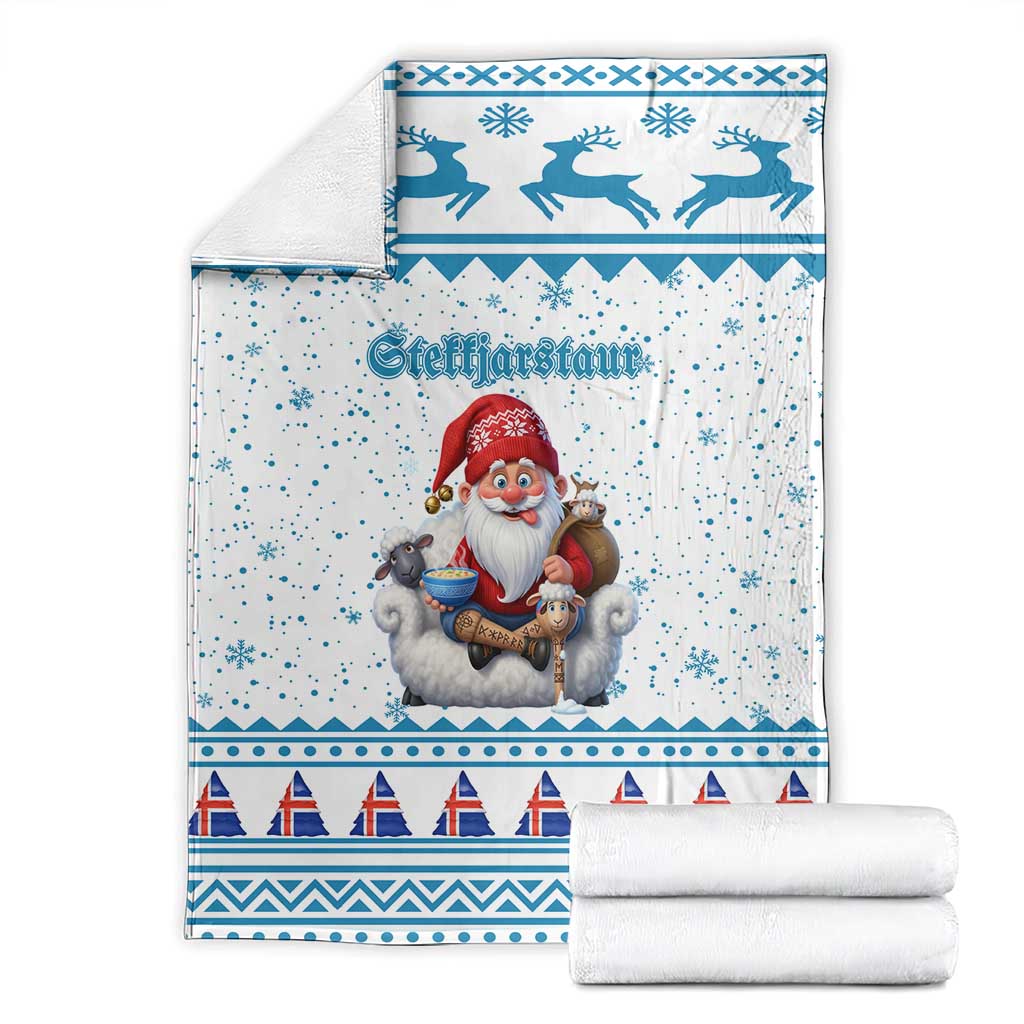 Iceland Christmas Blanket Stekkjastaur Sheep-Cote-Clod - Wonder Print Shop