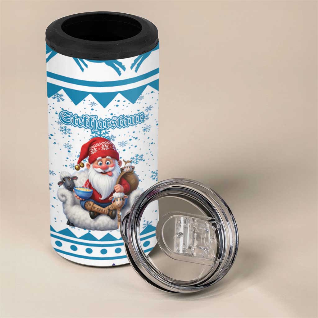 Iceland Christmas 4 in 1 Can Cooler Tumbler Stekkjastaur Sheep-Cote-Clod - Wonder Print Shop