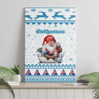 Iceland Christmas Canvas Wall Art Stekkjastaur Sheep-Cote-Clod - Wonder Print Shop