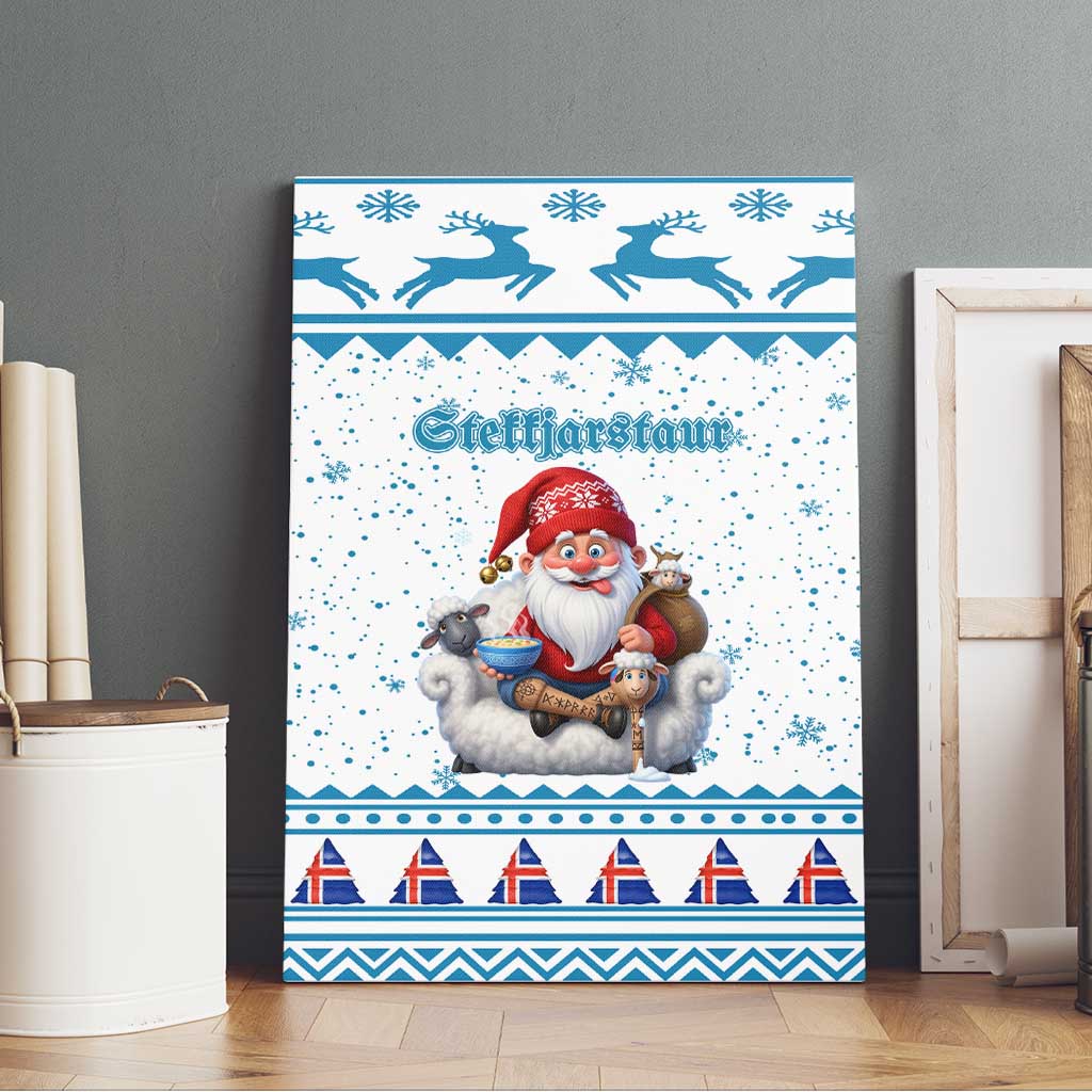 Iceland Christmas Canvas Wall Art Stekkjastaur Sheep-Cote-Clod - Wonder Print Shop