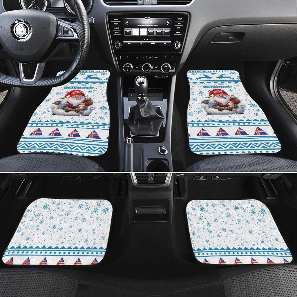 Iceland Christmas Car Mats Stekkjastaur Sheep-Cote-Clod - Wonder Print Shop