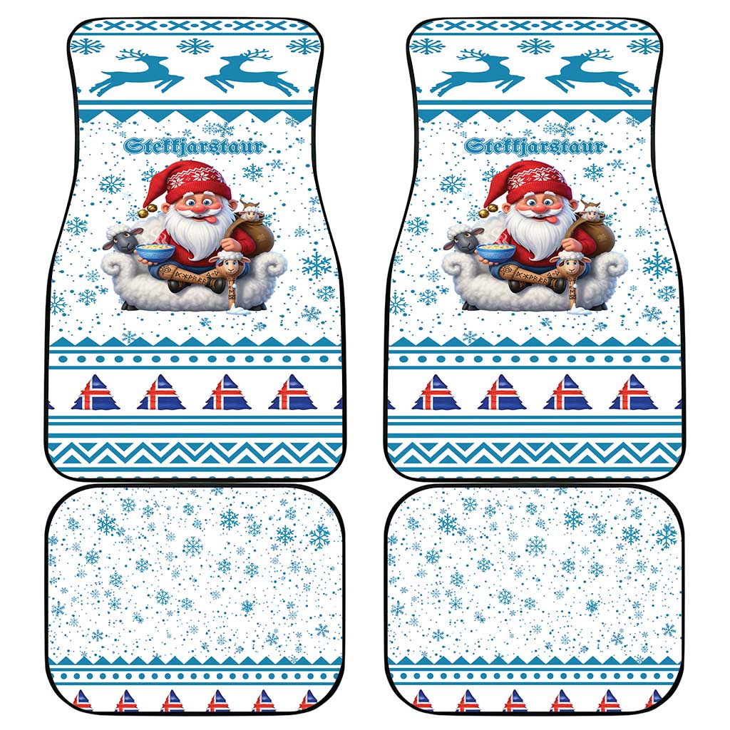Iceland Christmas Car Mats Stekkjastaur Sheep-Cote-Clod - Wonder Print Shop