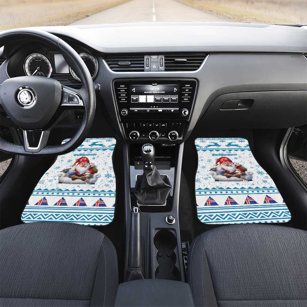 Iceland Christmas Car Mats Stekkjastaur Sheep-Cote-Clod - Wonder Print Shop
