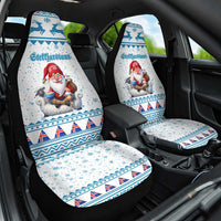 Iceland Christmas Car Seat Cover Stekkjastaur Sheep-Cote-Clod - Wonder Print Shop