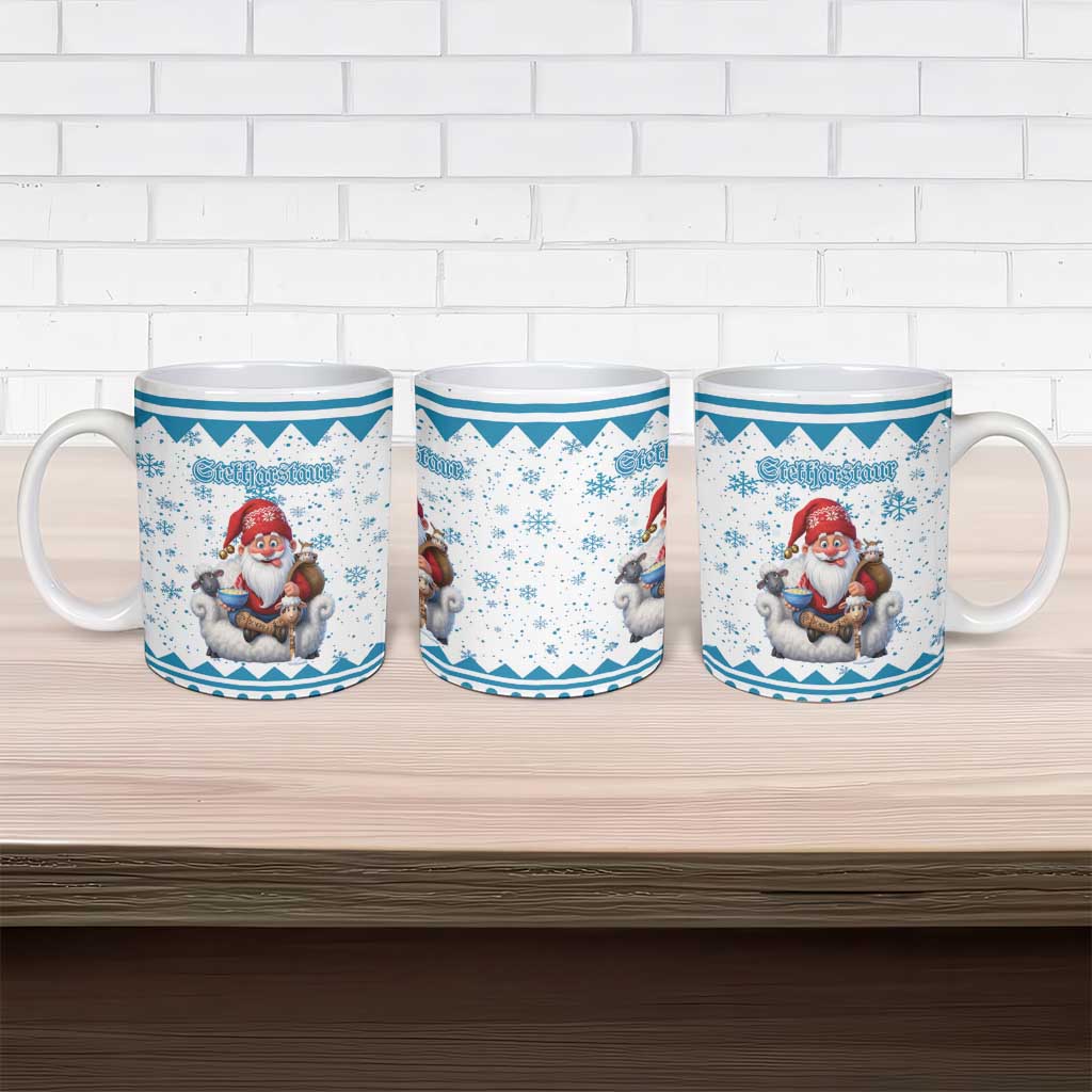 Iceland Christmas Ceramic Mug Stekkjastaur Sheep-Cote-Clod - Wonder Print Shop