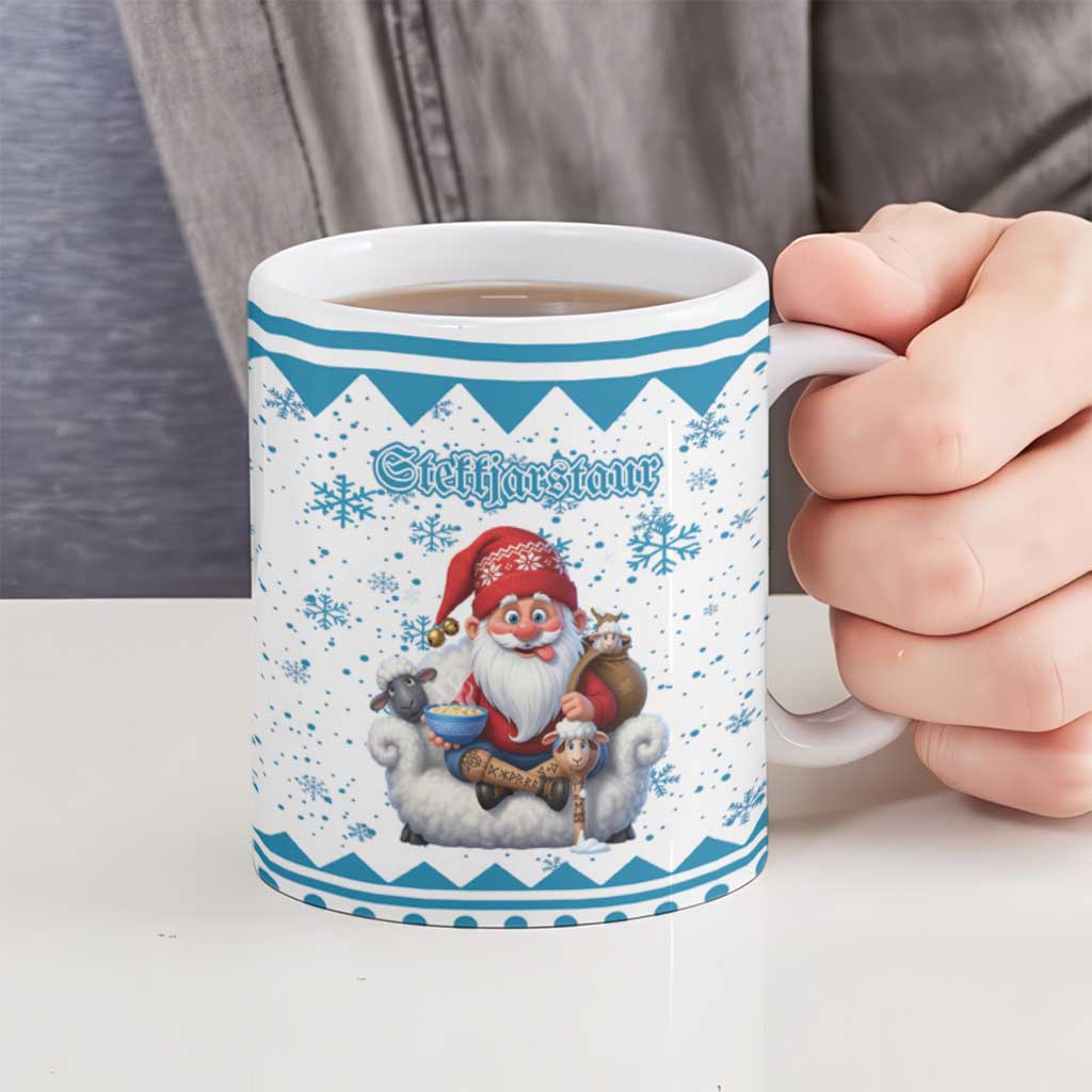 Iceland Christmas Ceramic Mug Stekkjastaur Sheep-Cote-Clod - Wonder Print Shop