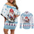 Iceland Christmas Couples Matching Off Shoulder Short Dress and Long Sleeve Button Shirt Stekkjastaur Sheep-Cote-Clod LT19