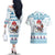 Iceland Christmas Couples Matching Off The Shoulder Long Sleeve Dress and Hawaiian Shirt Stekkjastaur Sheep-Cote-Clod LT19