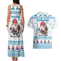 Iceland Christmas Couples Matching Tank Maxi Dress and Hawaiian Shirt Stekkjastaur Sheep-Cote-Clod LT19