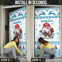 Iceland Christmas Door Cover Stekkjastaur Sheep-Cote-Clod - Wonder Print Shop