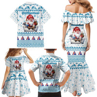 Iceland Christmas Family Matching Mermaid Dress and Hawaiian Shirt Stekkjastaur Sheep-Cote-Clod LT19