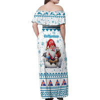 Iceland Christmas Family Matching Off Shoulder Maxi Dress and Hawaiian Shirt Stekkjastaur Sheep-Cote-Clod LT19