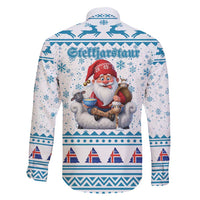 Iceland Christmas Family Matching Off Shoulder Short Dress and Hawaiian Shirt Stekkjastaur Sheep-Cote-Clod LT19