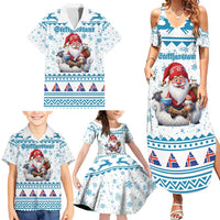 Iceland Christmas Family Matching Summer Maxi Dress and Hawaiian Shirt Stekkjastaur Sheep-Cote-Clod LT19