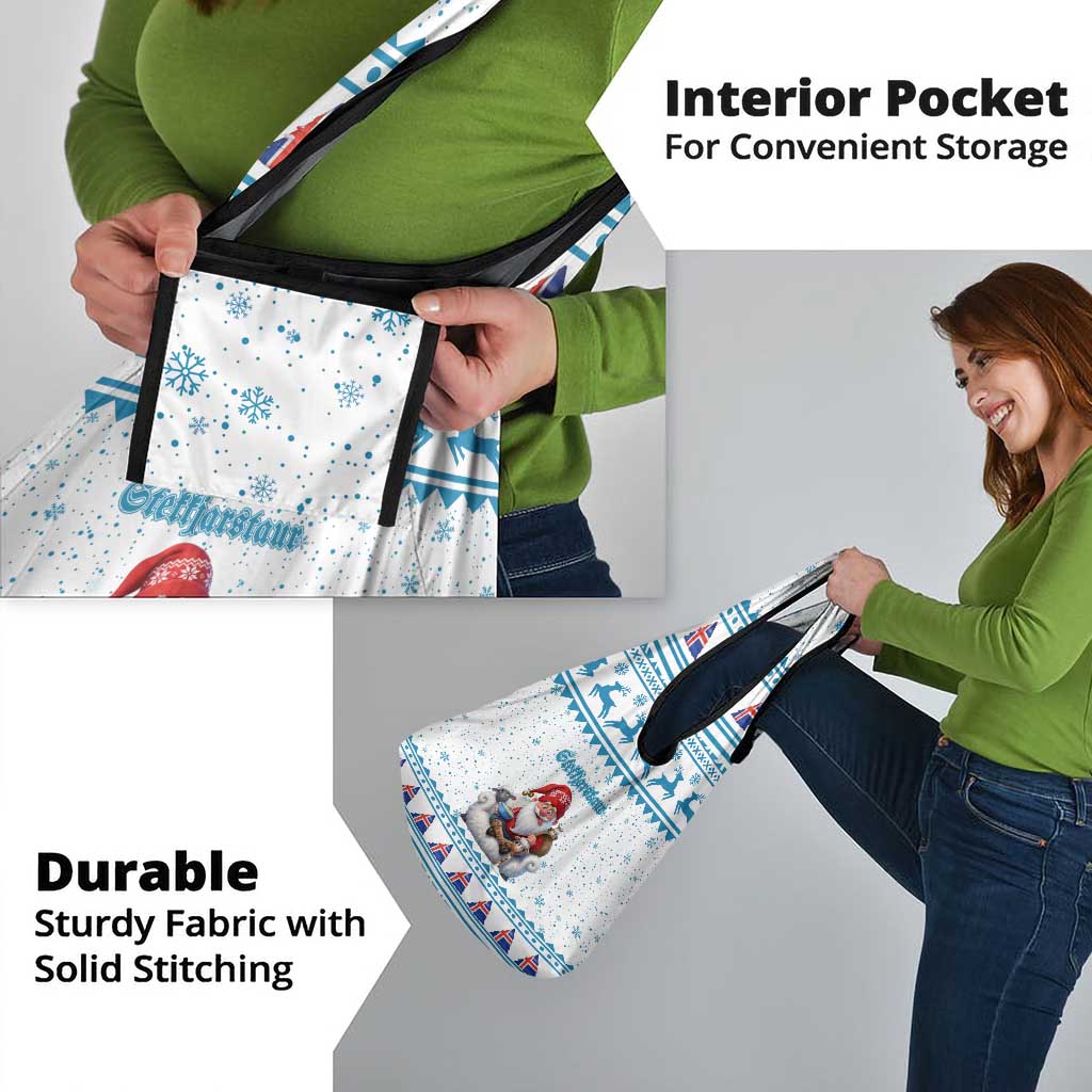 Iceland Christmas Grocery Bag Stekkjastaur Sheep-Cote-Clod - Wonder Print Shop