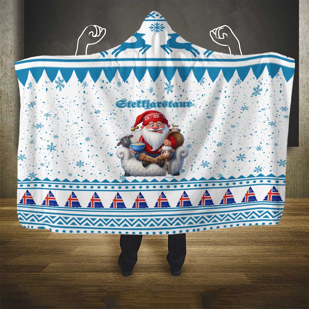 Iceland Christmas Hooded Blanket Stekkjastaur Sheep-Cote-Clod - Wonder Print Shop