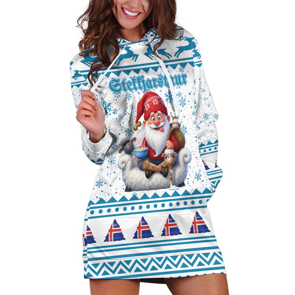 Iceland Christmas Hoodie Dress Stekkjastaur Sheep-Cote-Clod LT19