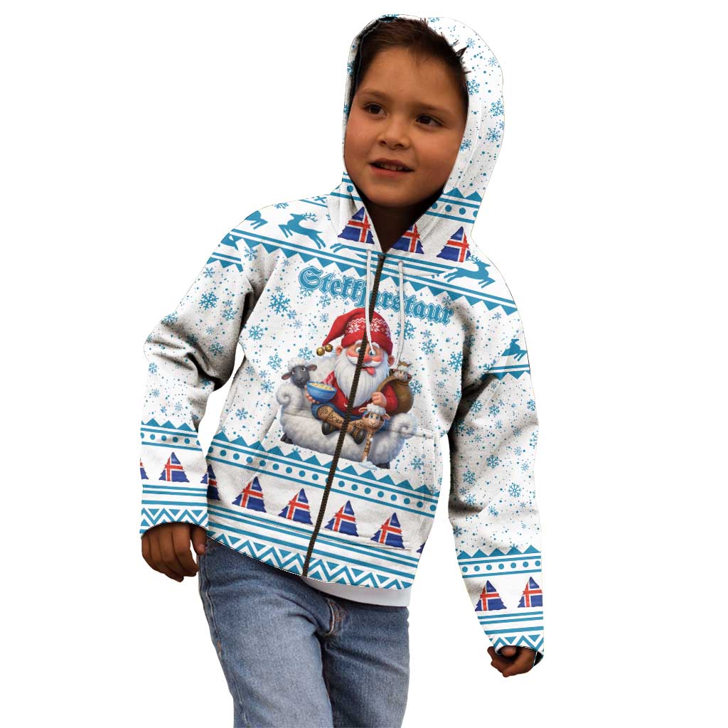 Iceland Christmas Kid Hoodie Stekkjastaur Sheep-Cote-Clod LT19