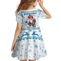 Iceland Christmas Kid Short Sleeve Dress Stekkjastaur Sheep-Cote-Clod LT19