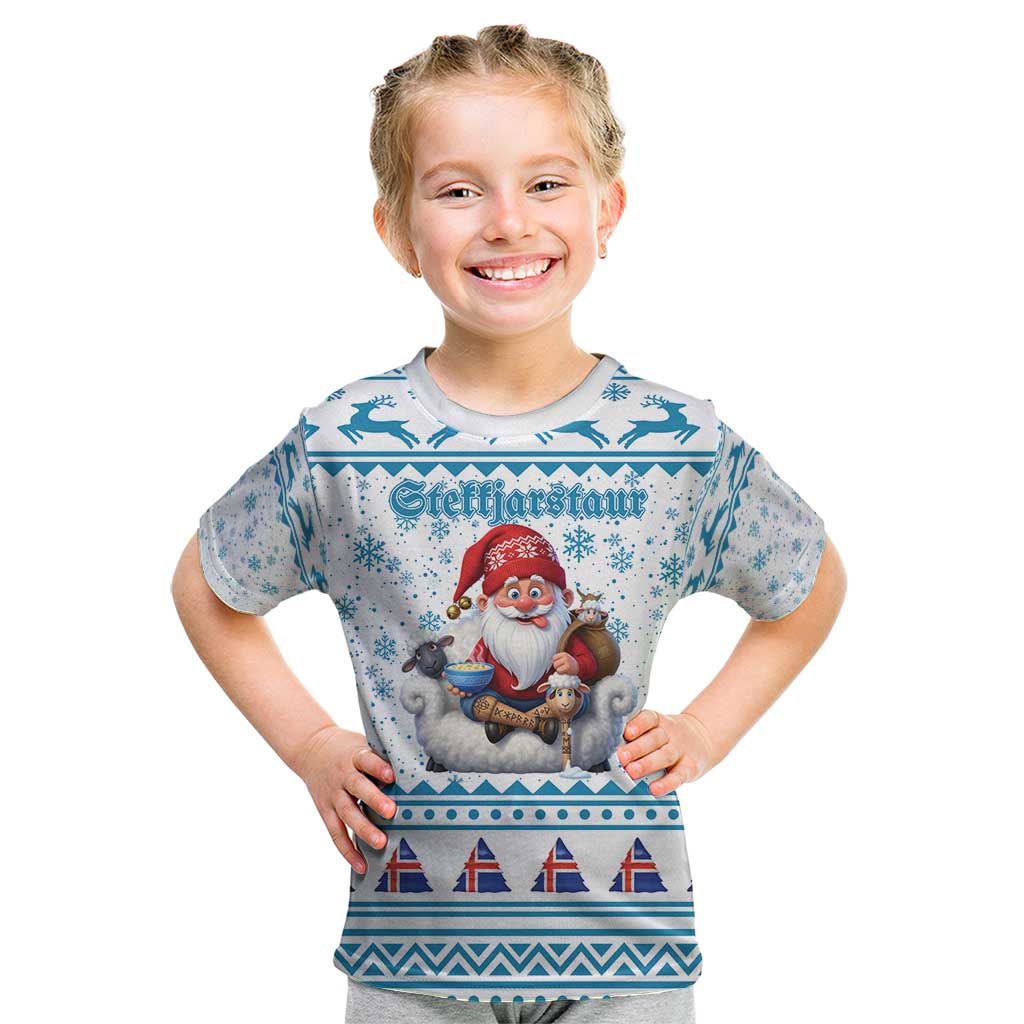 Iceland Christmas Kid T Shirt Stekkjastaur Sheep-Cote-Clod LT19
