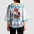 Iceland Christmas Kimono Sleeve Blouse Stekkjastaur Sheep-Cote-Clod LT19