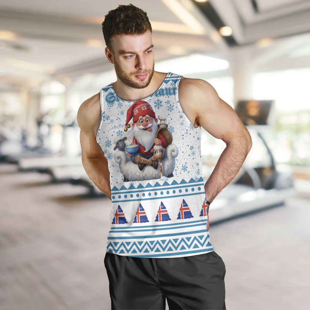 Iceland Christmas Men Tank Top Stekkjastaur Sheep-Cote-Clod LT19