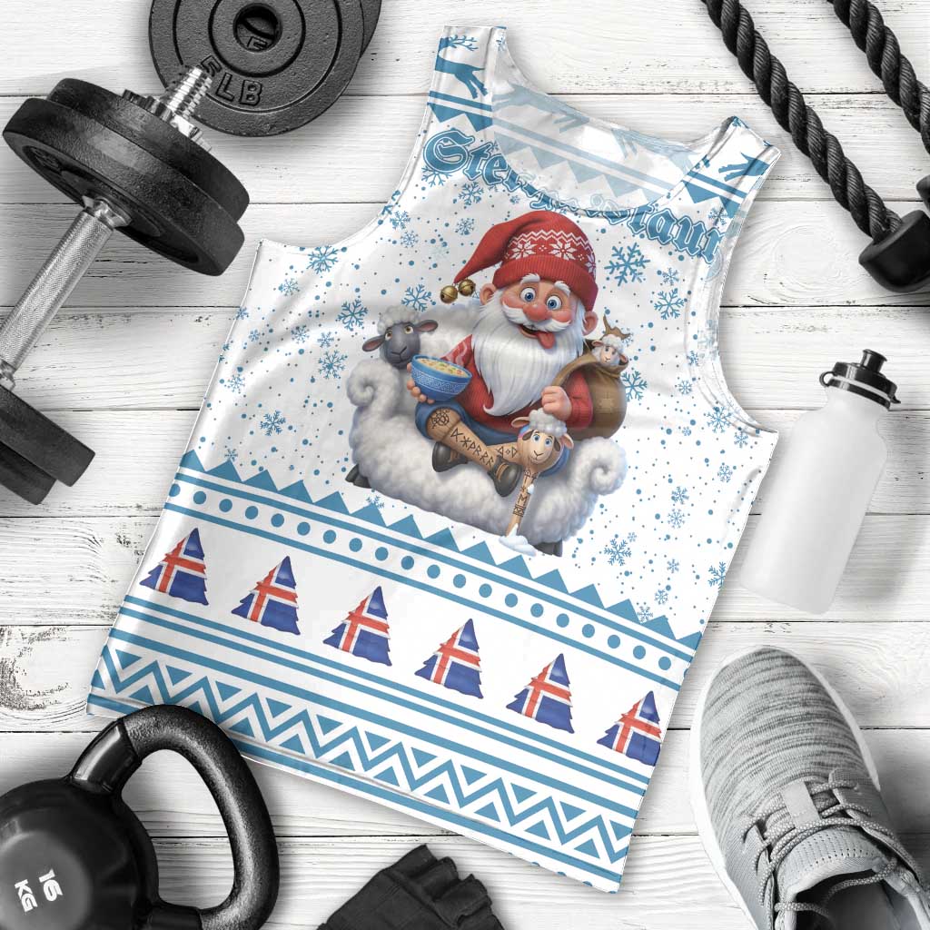Iceland Christmas Men Tank Top Stekkjastaur Sheep-Cote-Clod LT19