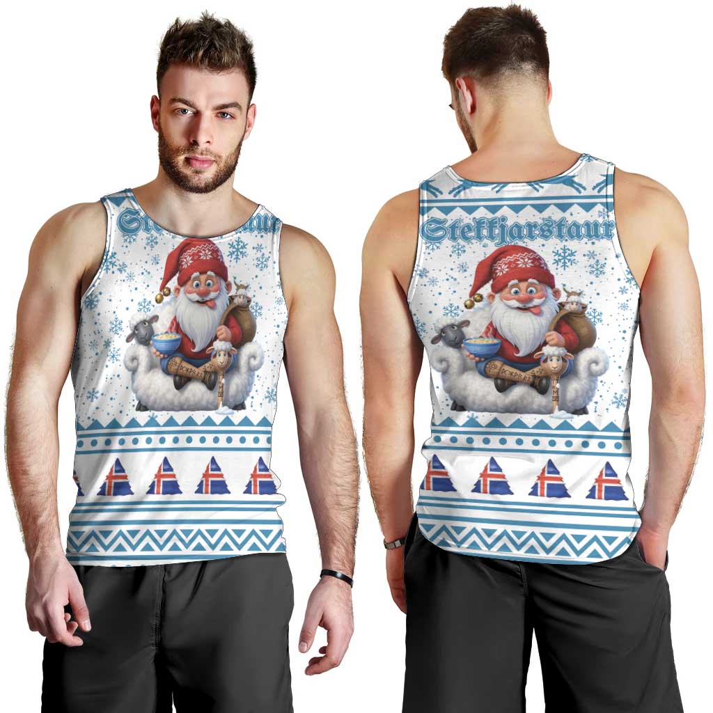 Iceland Christmas Men Tank Top Stekkjastaur Sheep-Cote-Clod LT19