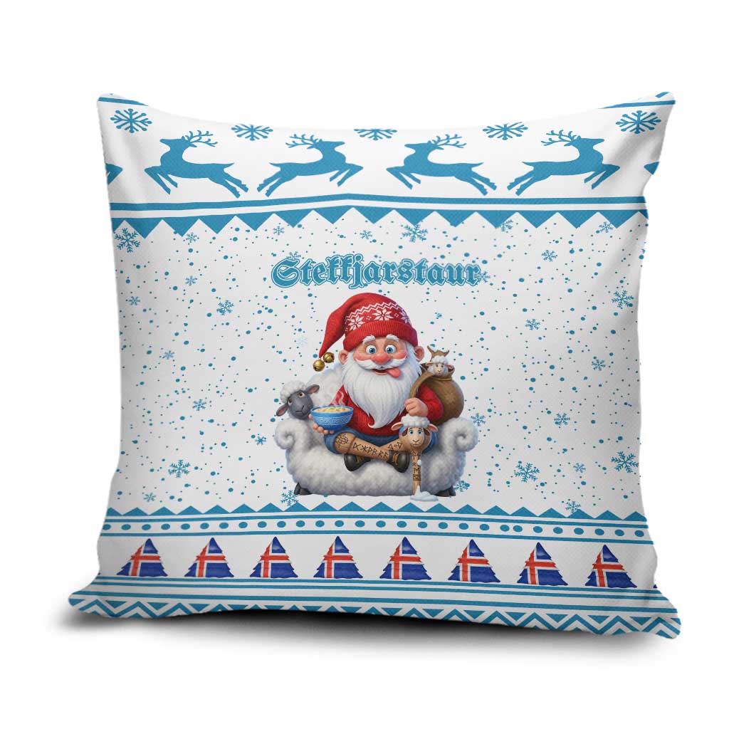 Iceland Christmas Pillow Cover Stekkjastaur Sheep-Cote-Clod - Wonder Print Shop