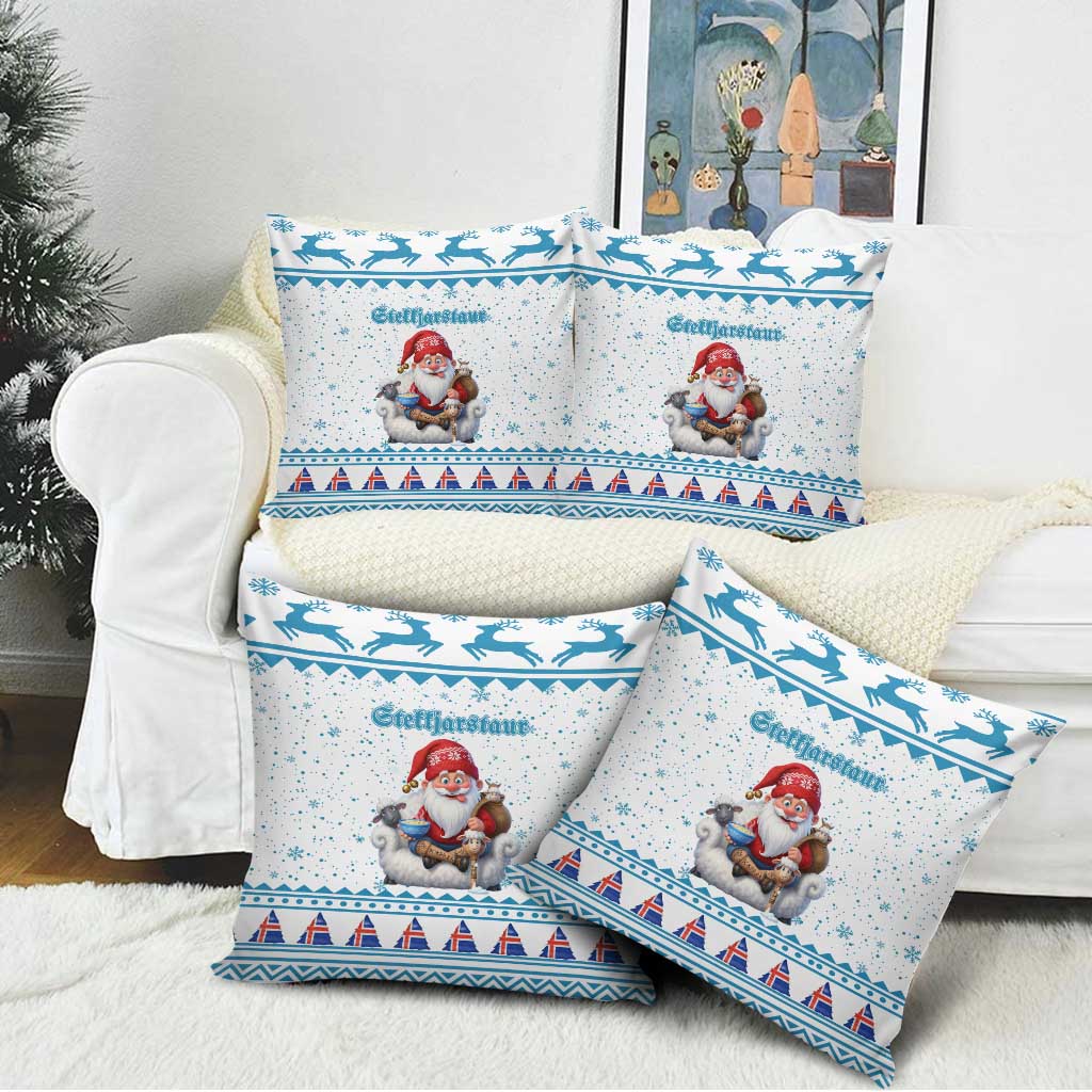 Iceland Christmas Pillow Cover Stekkjastaur Sheep-Cote-Clod - Wonder Print Shop