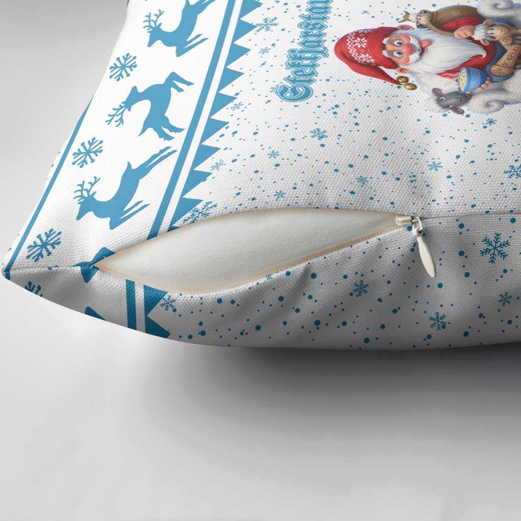 Iceland Christmas Pillow Cover Stekkjastaur Sheep-Cote-Clod - Wonder Print Shop