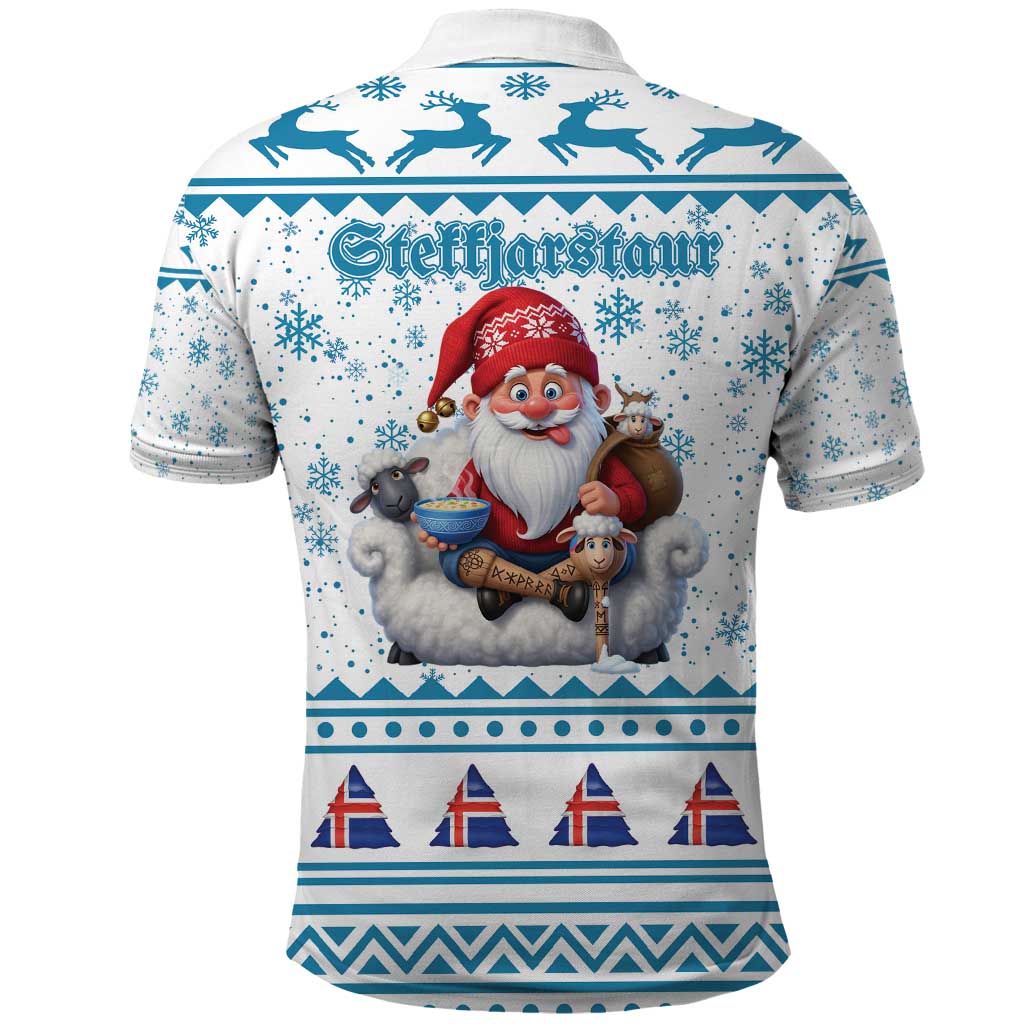 Iceland Christmas Polo Shirt Stekkjastaur Sheep-Cote-Clod LT19