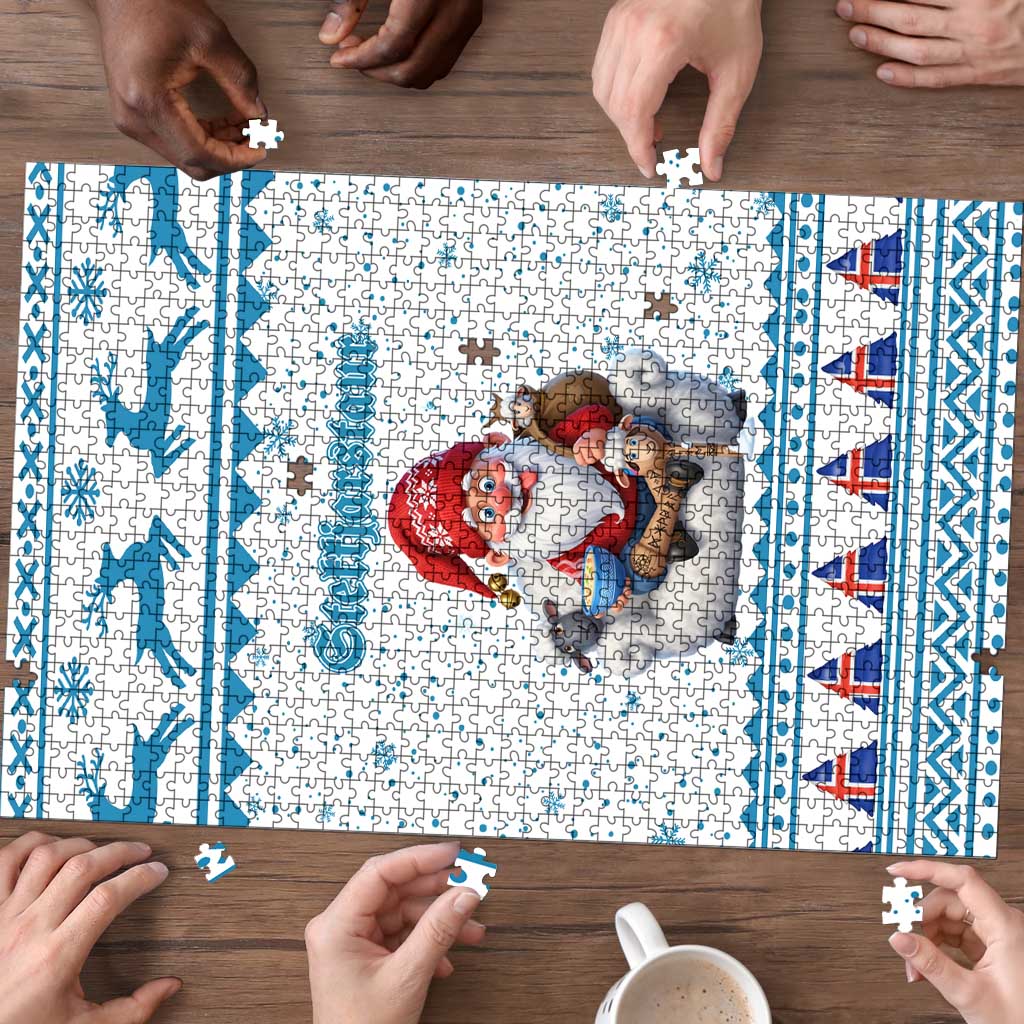 Iceland Christmas Puzzle Stekkjastaur Sheep-Cote-Clod - Wonder Print Shop