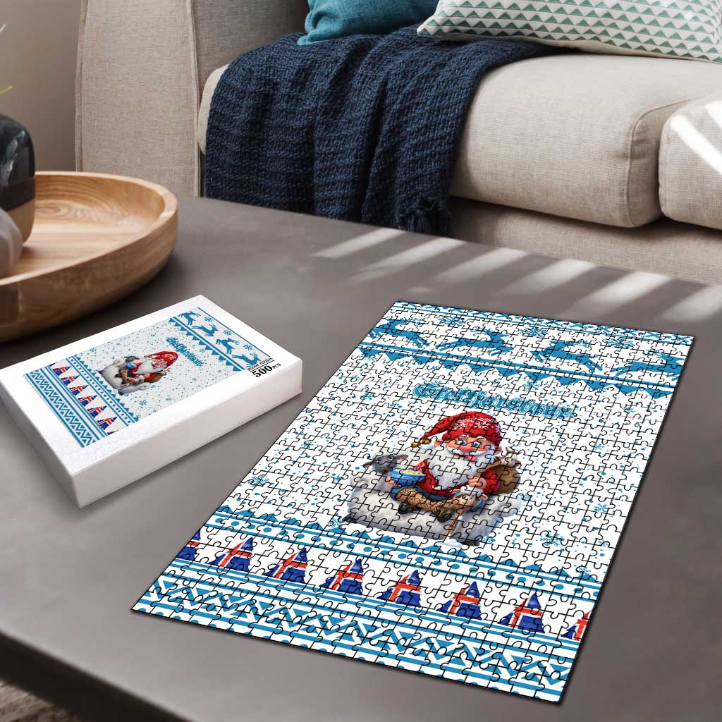 Iceland Christmas Puzzle Stekkjastaur Sheep-Cote-Clod - Wonder Print Shop