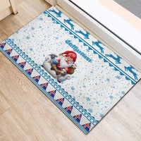 Iceland Christmas Rubber Doormat Stekkjastaur Sheep-Cote-Clod - Wonder Print Shop